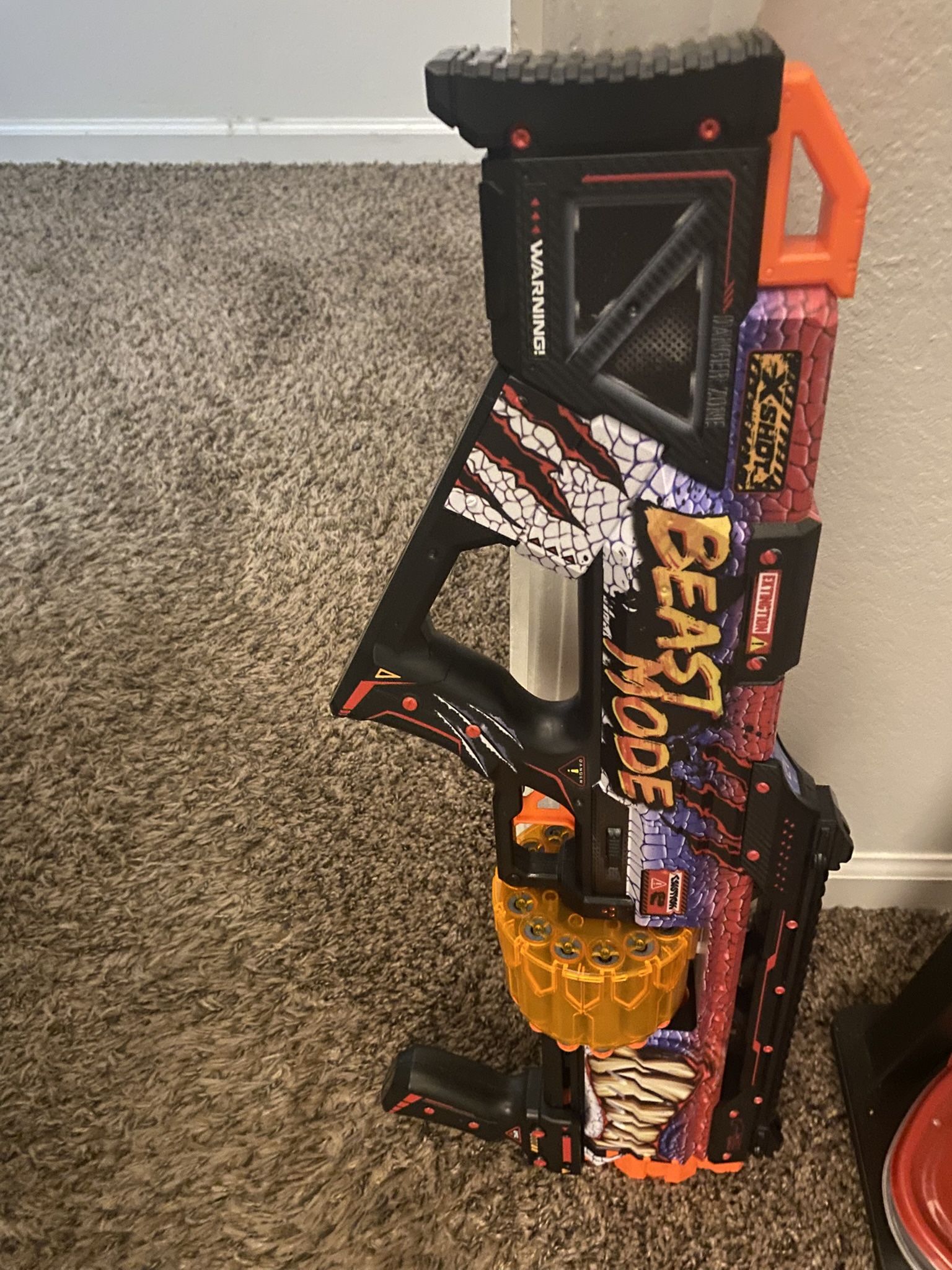 PULLBACK X-SHOT NERF GUN, PERFECT CONDITON