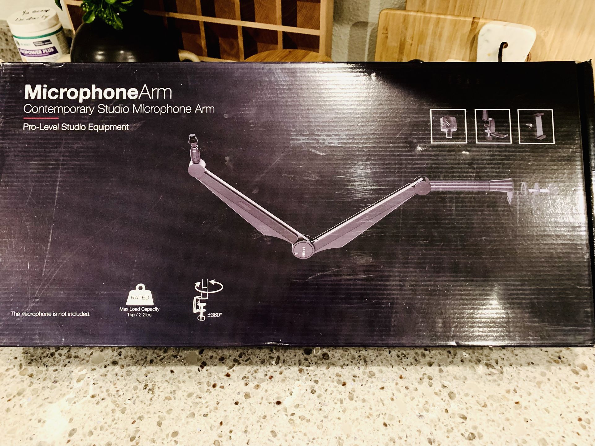 Adjustable Microphone Arm (also for cameras and phones)