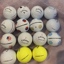 18 Mint 5A Plus 6 4A Callaway Chrome Tour/X Golf Balls