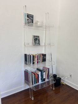 Lucite Ladder Shelf