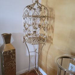 Beautiful Bird Cage Candle Holders 