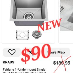 KRAUS Kitchen Bar Sink