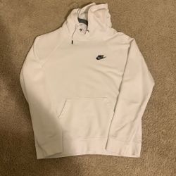 White Nike Hoodie 