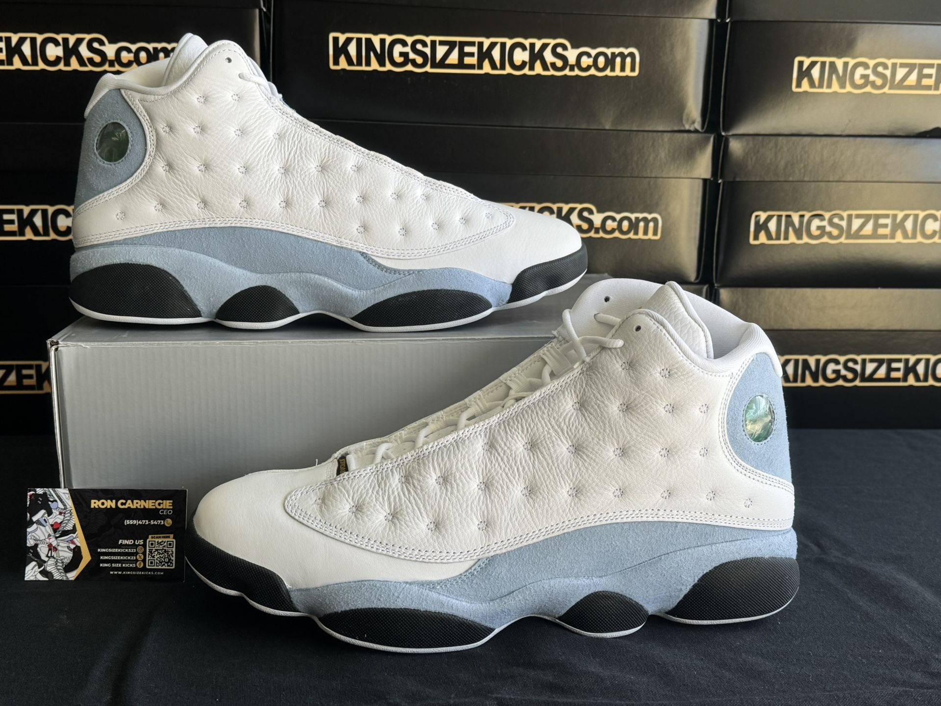 Jordan 13 Retro Blue Grey (Size 13, 10.5)