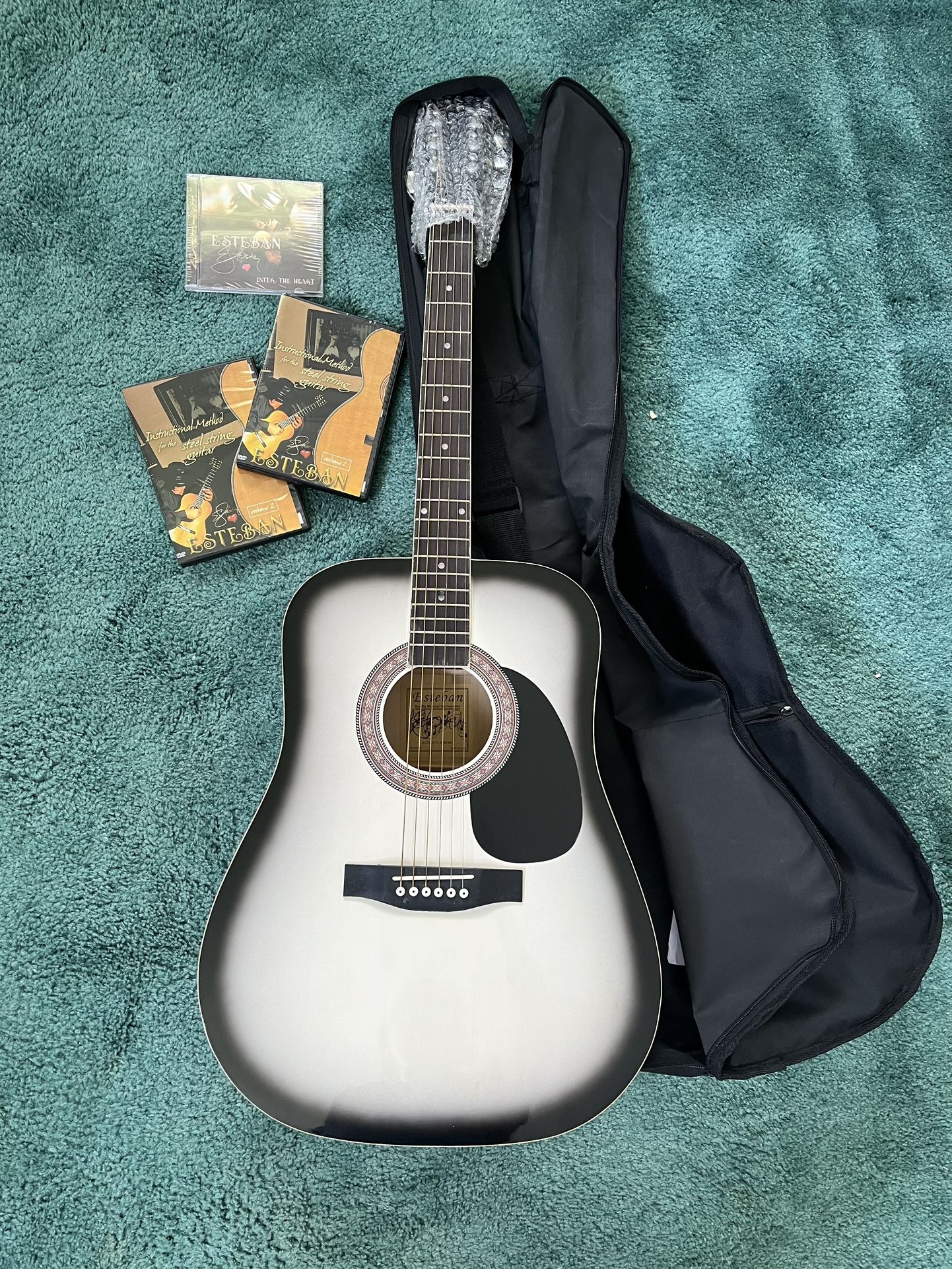 NEVER USED Estaban Limited Edition Acoustic Guitar