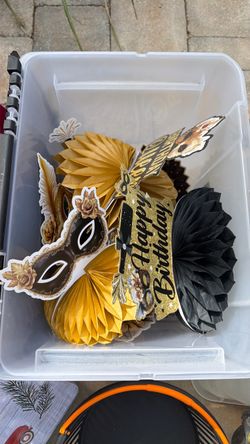 Party decorations.
