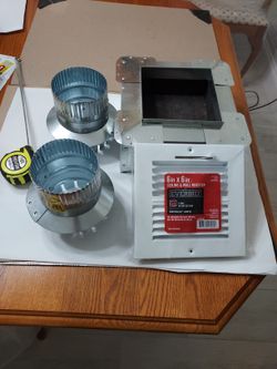 6 X 6 Ceiling Or  Wall Register Includes Box And 2- 4 inch Connections Located In Palm Beach Gardens 