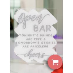 Open Bar Sign