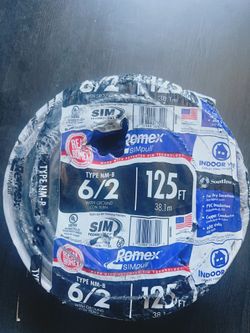Romex 6/2 125ft 280$
