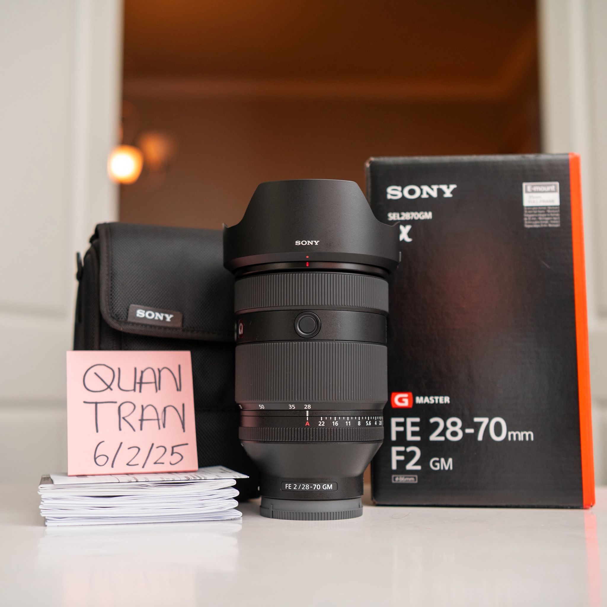 Sony 28-70mm F2 GM Lens