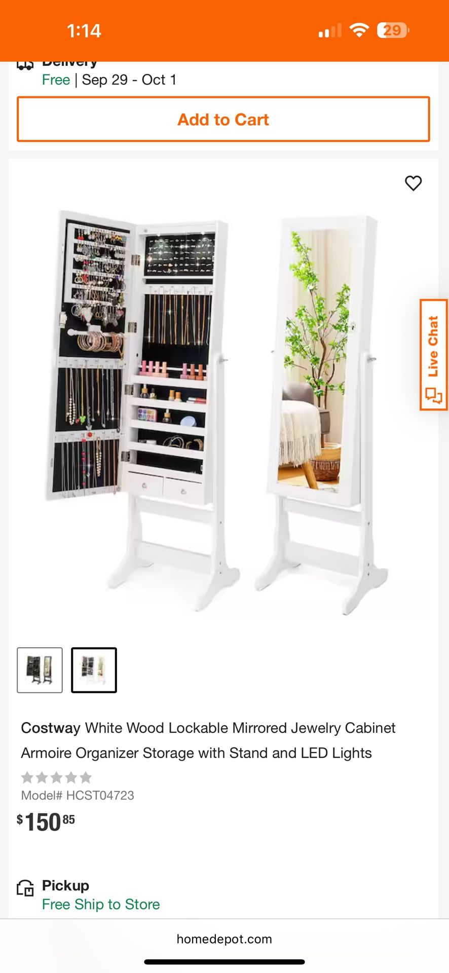 Jewelry Cabinet