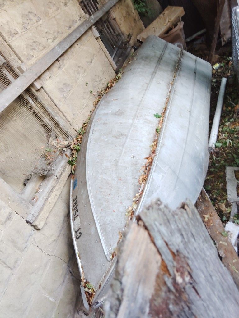 14' Aluminum V Hull Boat