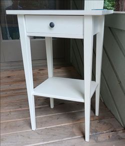 Ikea white side table