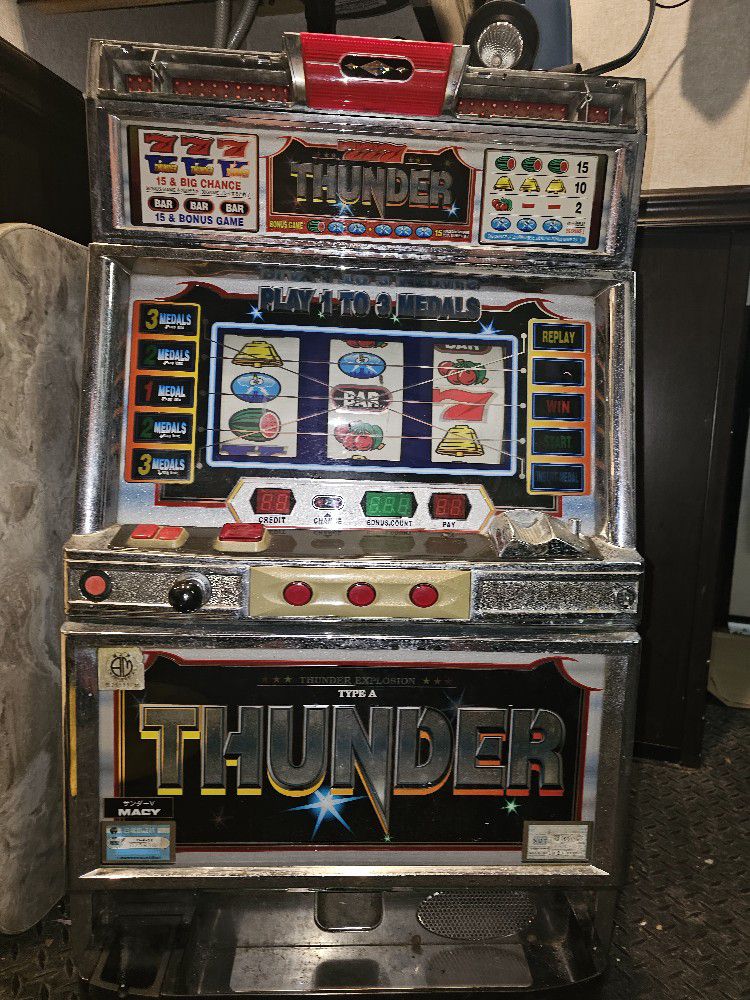 60!!!  Macy thunder Coin Slot Machine