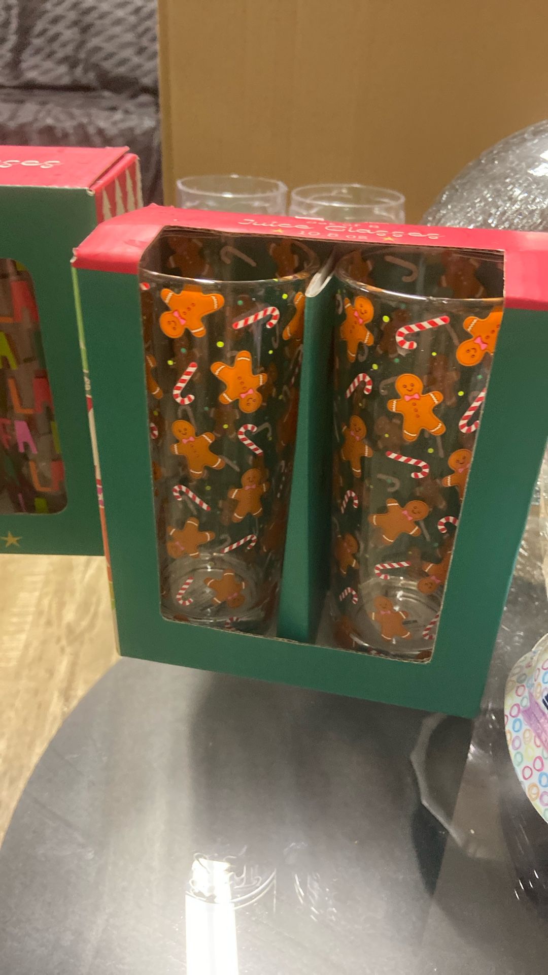 Vasos De Cristal Navideños 