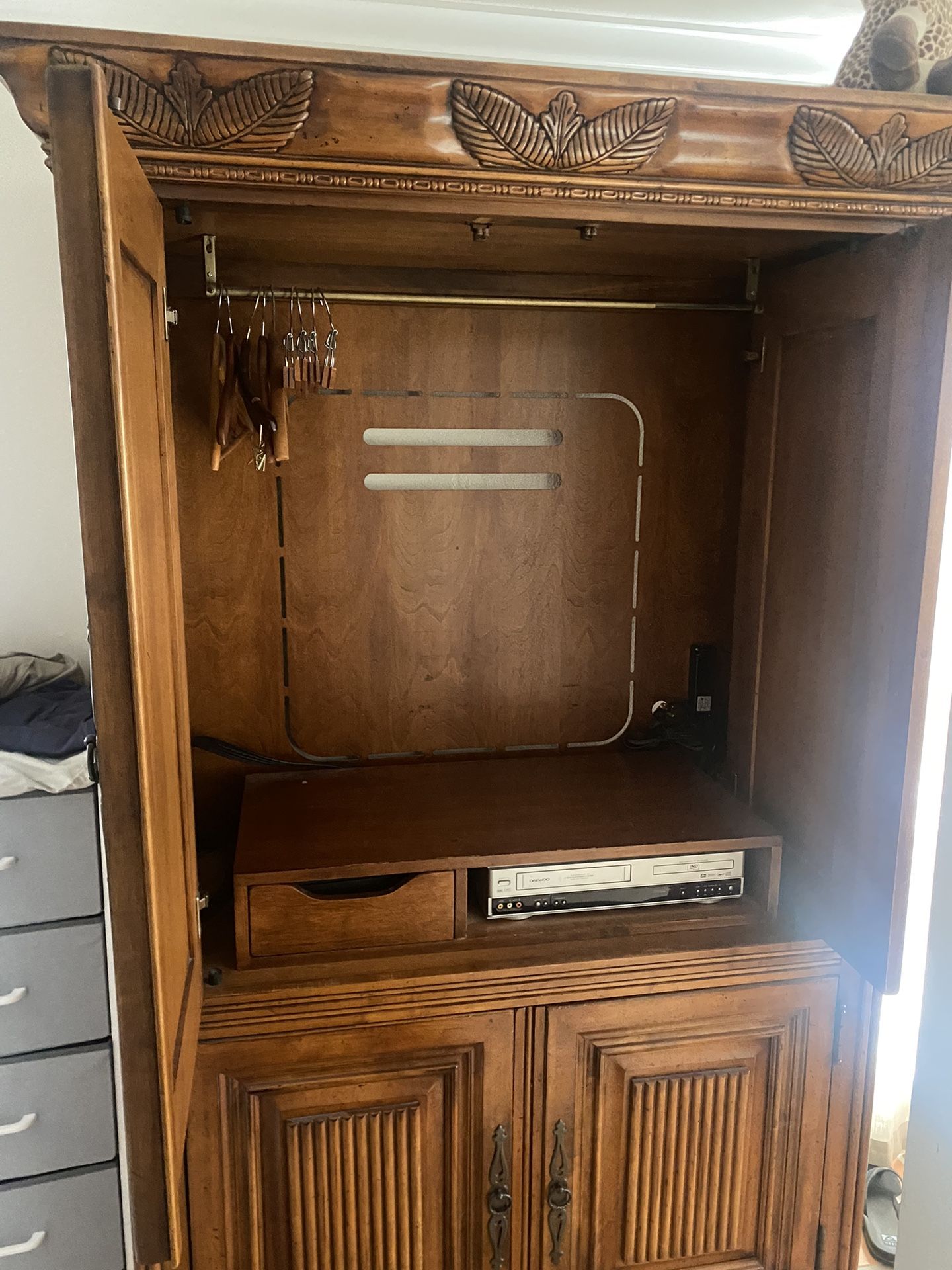 Tommy Bahama Armoire, Mirror And Nightstand