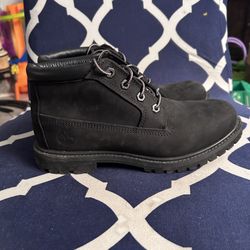 Women’s Black Timberlands - Size 8