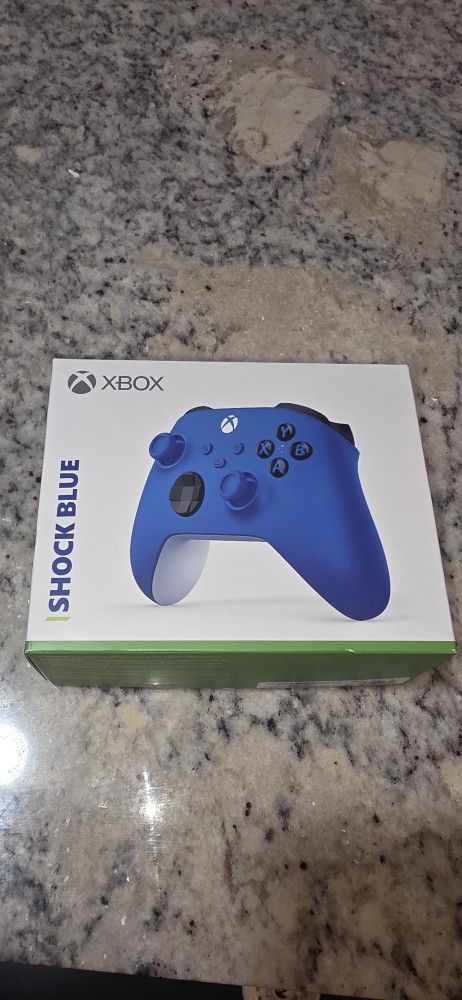 I have this new Xbox Shock Blue controller with its box, it was never opened, $50