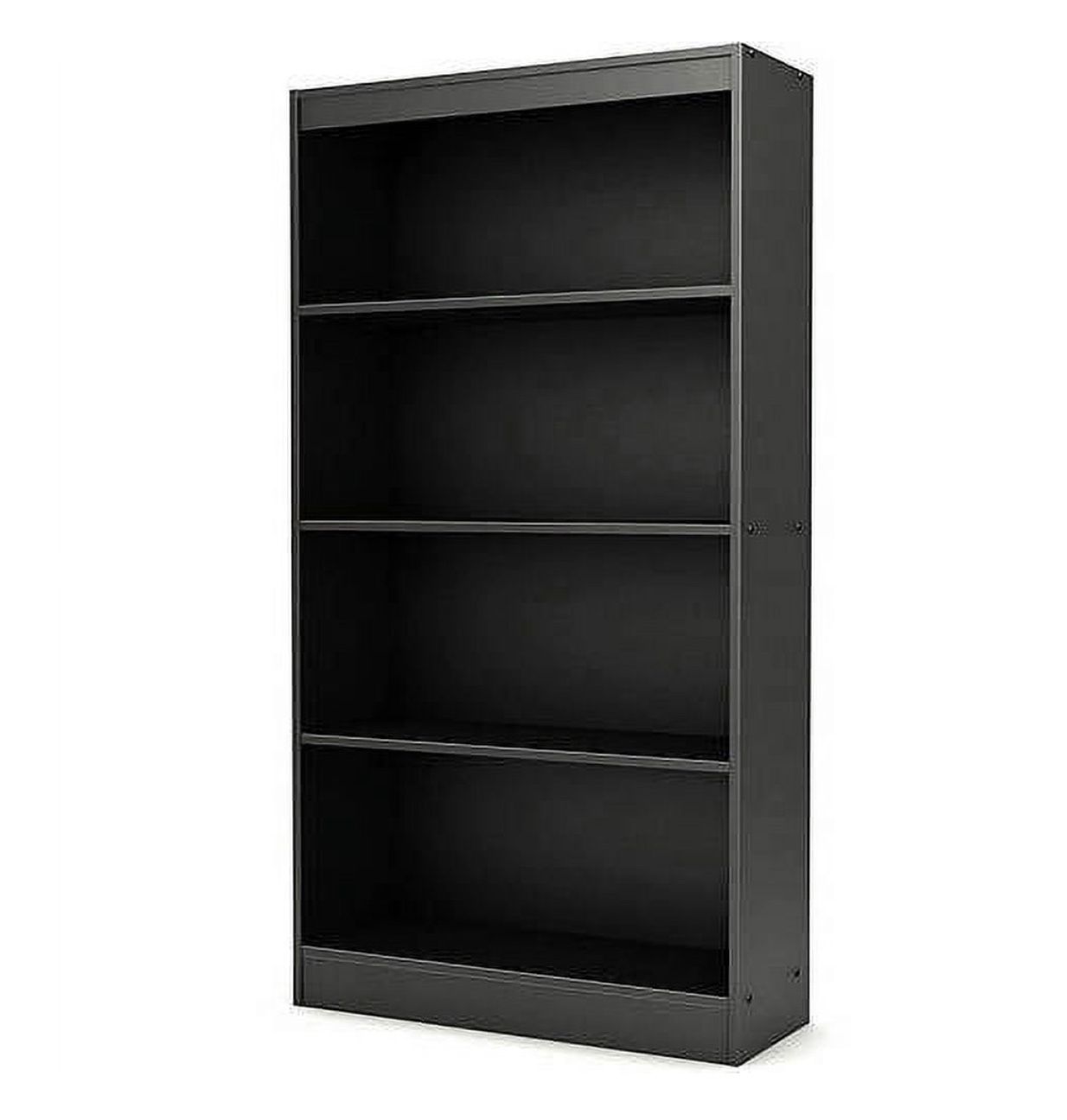 South Shore Smart Basics 4-Shelf 56" Bookcase- black finish