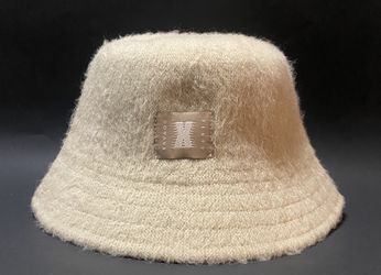 Savage x Fenty /Rihanna Fuzz Fit Knit Bucket Hat Doe Eyed Beige One Size NWT