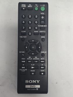 Genuine Sony RM-AMU185 System Audio Remote Control. Tested With Batteries.
