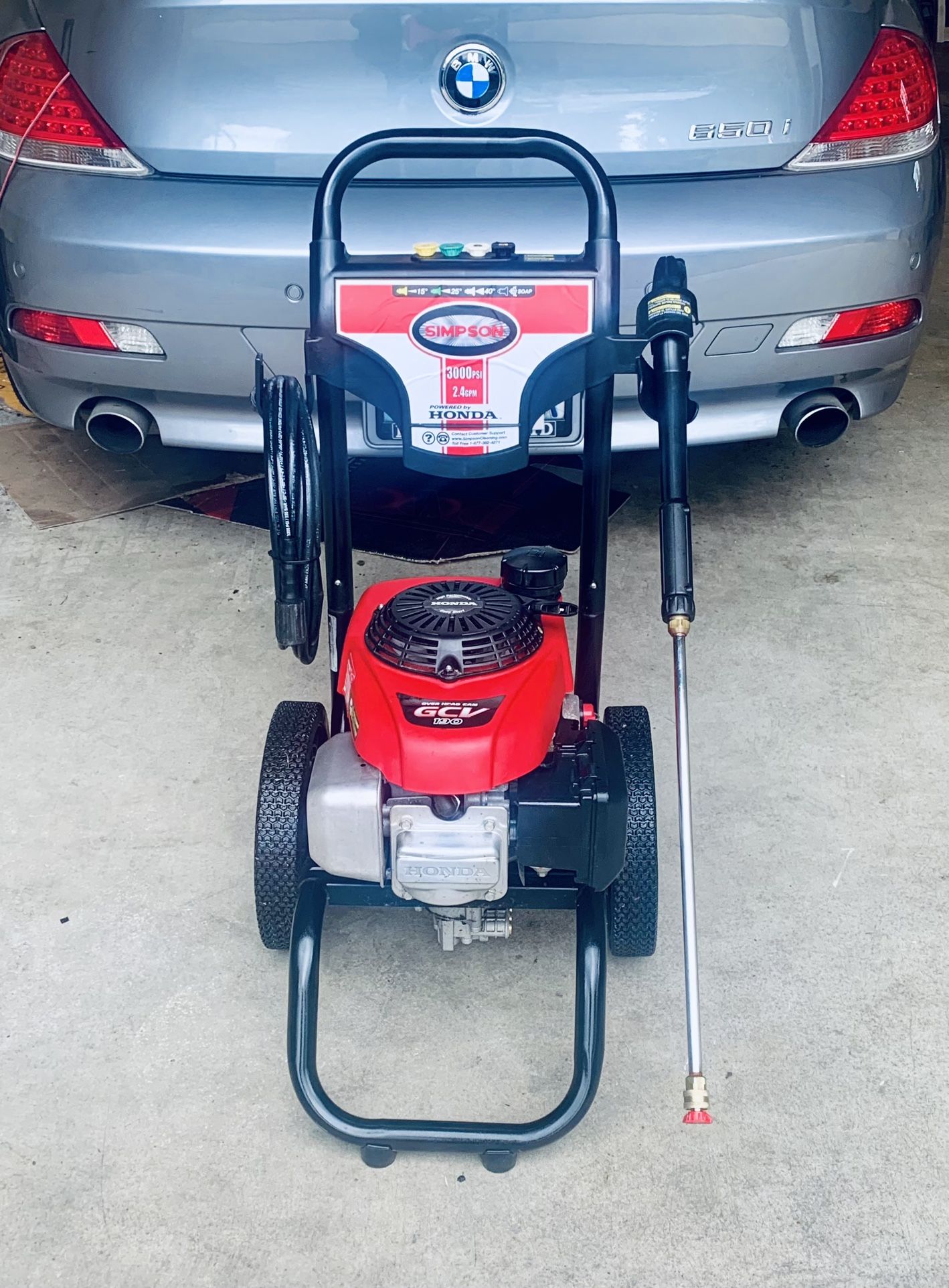 Simpson - Honda (MSV3024) |3000 PSI - 2.4 GPM | GCV190 HONDA Engine | Excellent Condition!