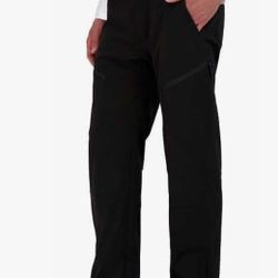 Gerry Men's Fleece Lined Stretch Snow Pants (Black, XL)