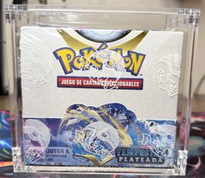 Pokémon Sword & Shield Silver Tempest Booster Box Sealed Spanish