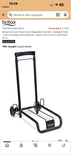 Britax Car Seat Travel Cart
