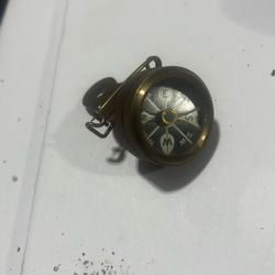 Vintage Pin On Brass Compass Marbles Gladstone Michigan USAVintage