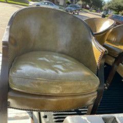 Antique Leather Chairs