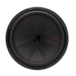 LIKE NEW - KICKER 48CWR152 CompR 15” 1600 Watt Subwoofer DVC 4-Ohm Car Sub CWR15-4 COMP R15