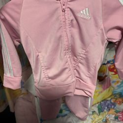 Adidas Pink Track Suit 