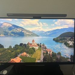 Gaming Computer Desktop With Key Board Mouse Monitor