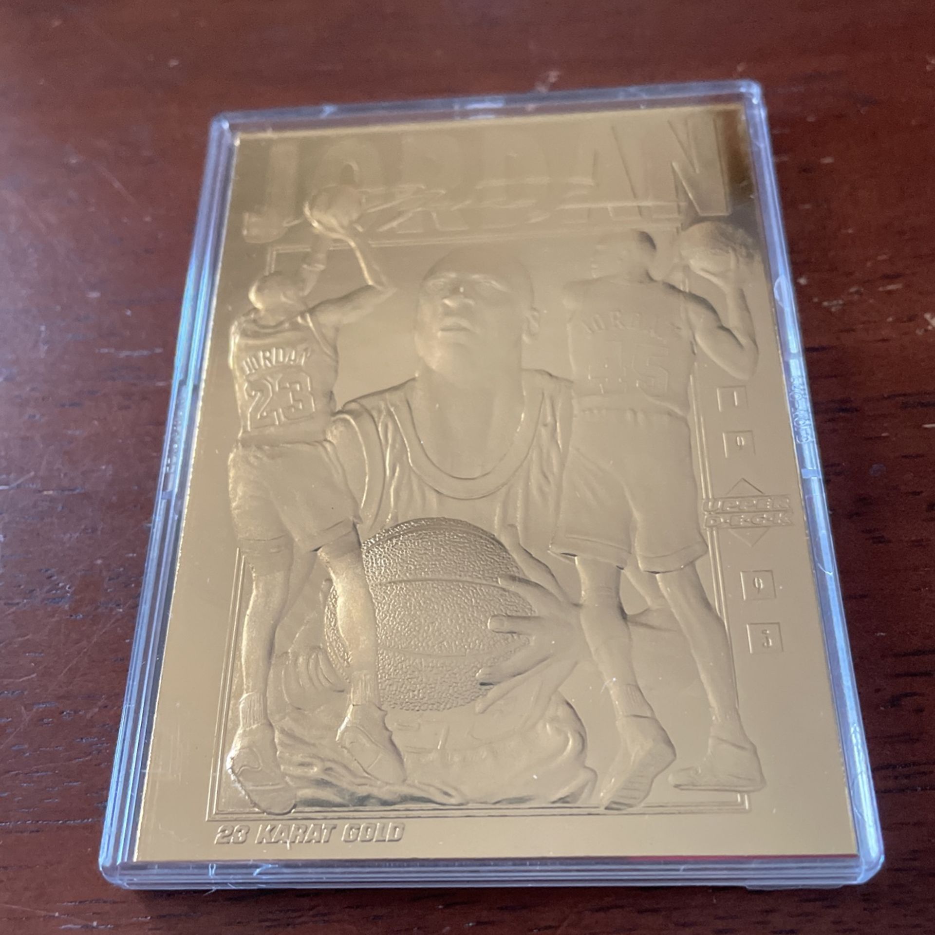 Michael Jordan 23 karat genuine gold Foil trading card