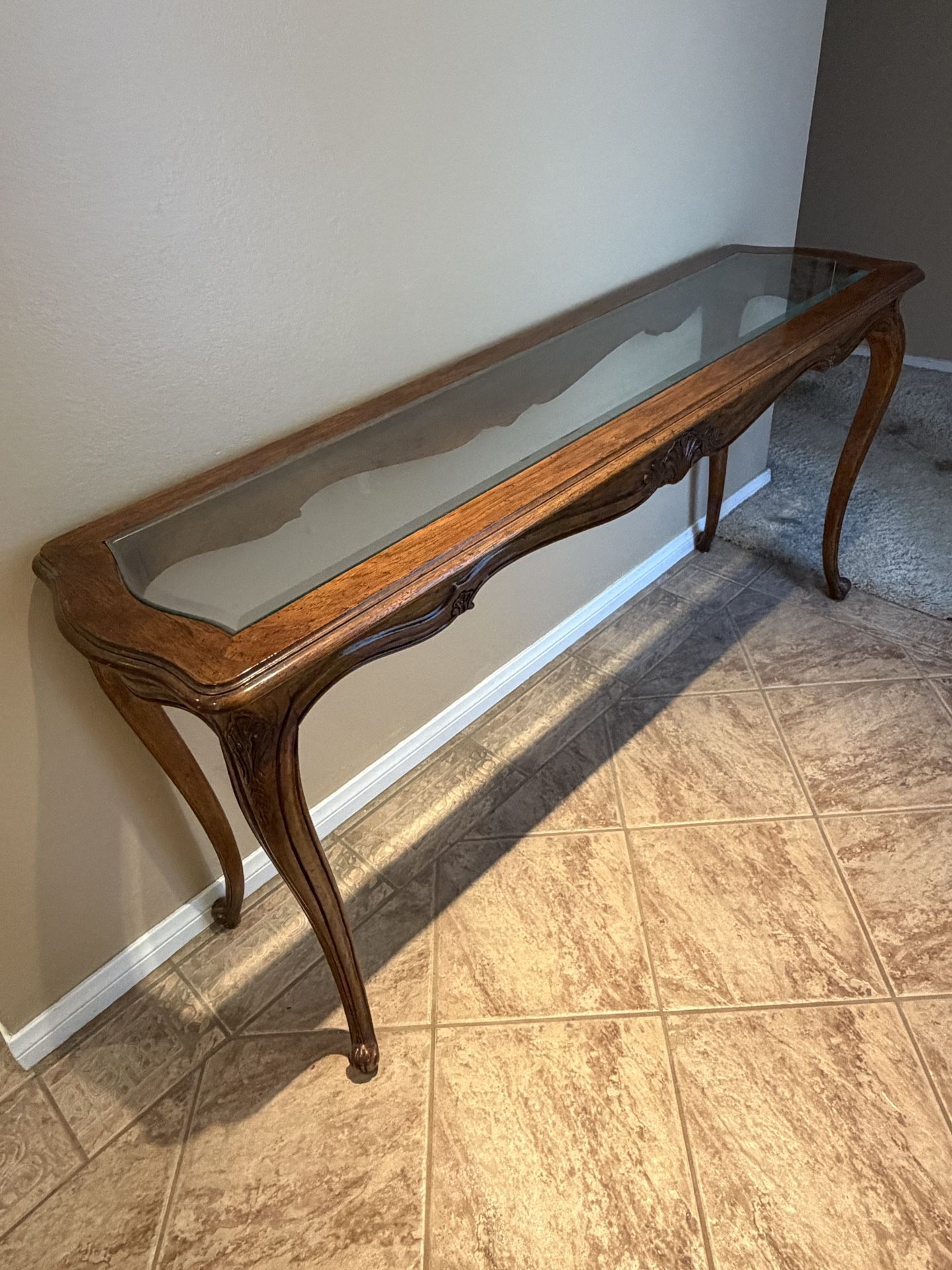 Console Table With Glass Top