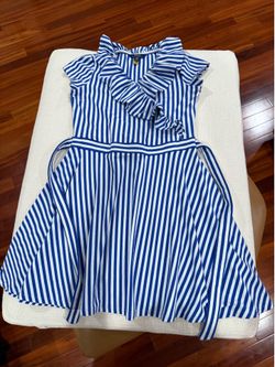 Children’s Polo Ralph Lauren Girl’s Striped Ruffle Dress