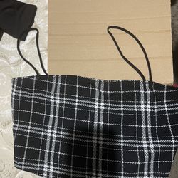 Checkered Crop Top
