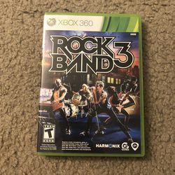 Xbox 360 Rock Band 3 Game