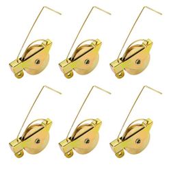 Sliding Screen Door Tension Spring with 1-1/4" Concave Steel Ball Bearing, Replaces B 714 and B 515(6 Pack)

