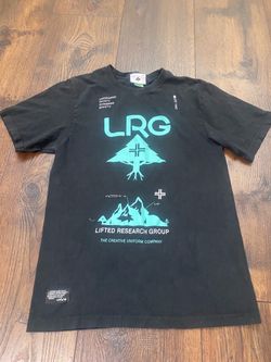 Men’s black LRG lifted research group shirt size small #4