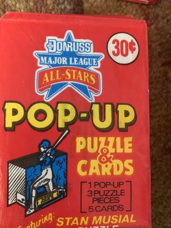 Donruss 1987 Pop-Up