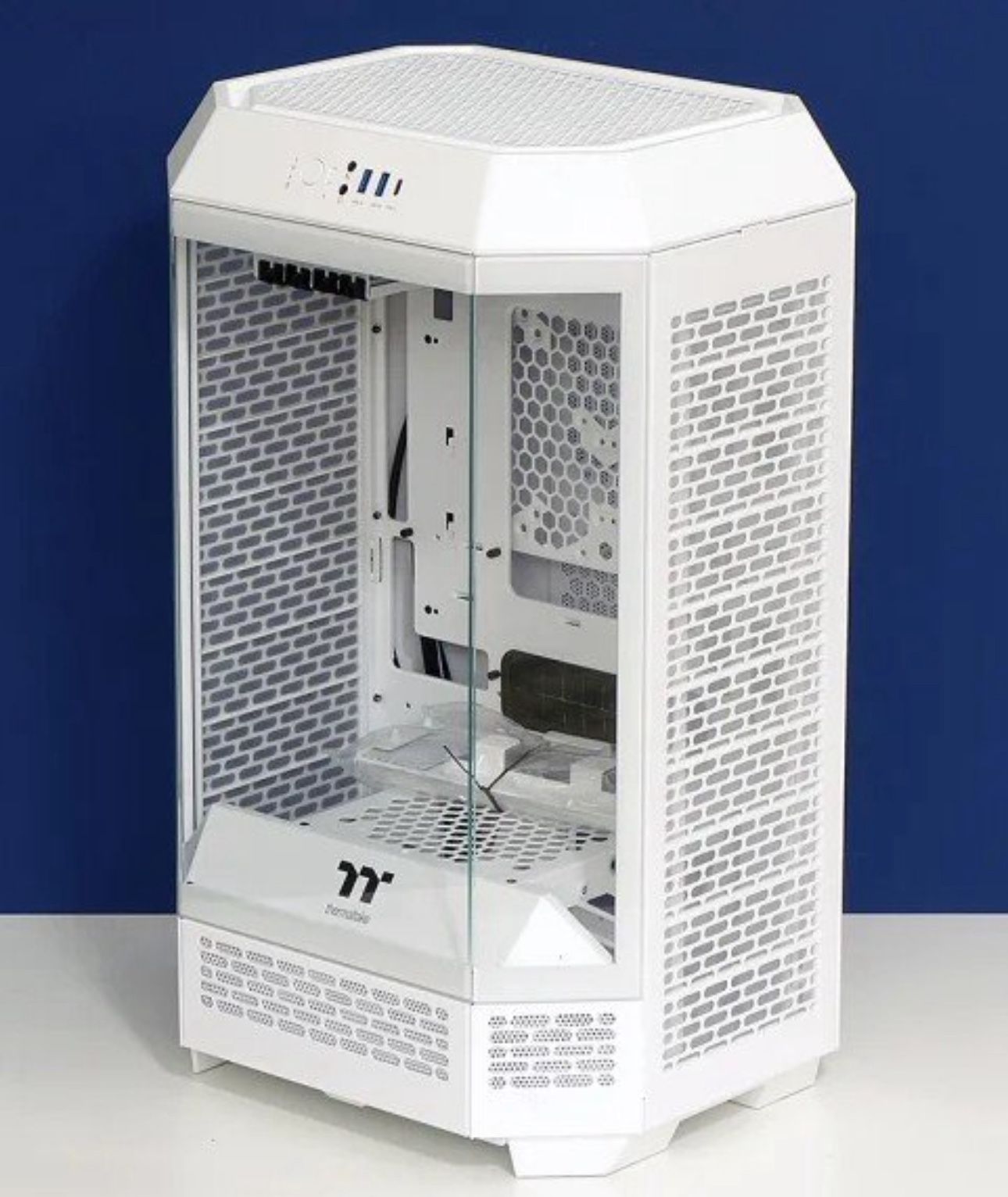 Thermaltake Tower 300 Micro-ATX Case Support Up to 420mm AIO Stand Kit Allows Horizontal Mount