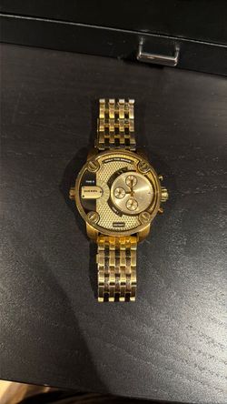 Diesel gold tone watch