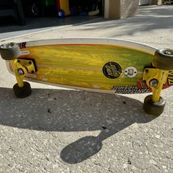 Santa Cruz Skate Land Shark Rasta Sk8 Complete Skate Boards, 8.8 x 27.7-Inch