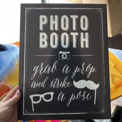 Photo Booth Signs 