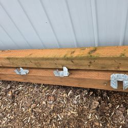 Used Beams 10" x 6" x 20' treated and 6" x 6" x 20'