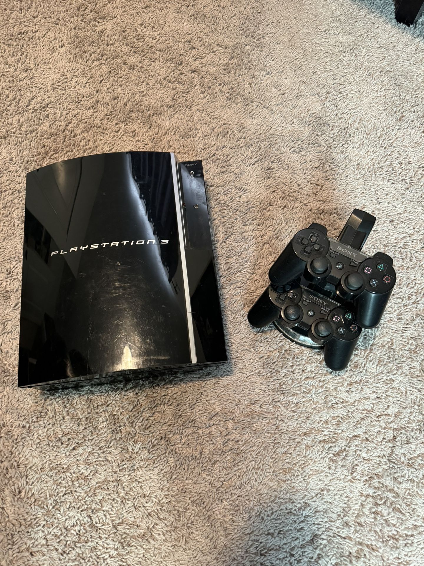 PS3 with Remotes and Charger (CECHL01)