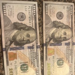 Billetes $100 2017, 2013 Con Dos Estrellas 