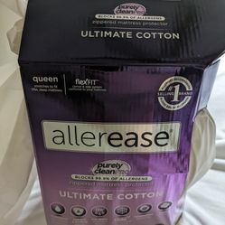 Two (2) Allerease Mattress Protectors
